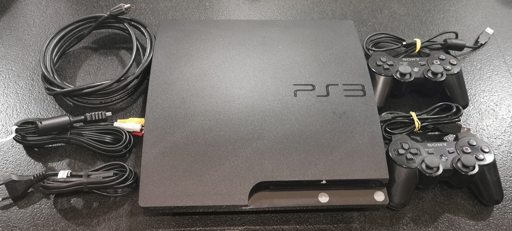 Playstation 3 Slim mit 2 Controller