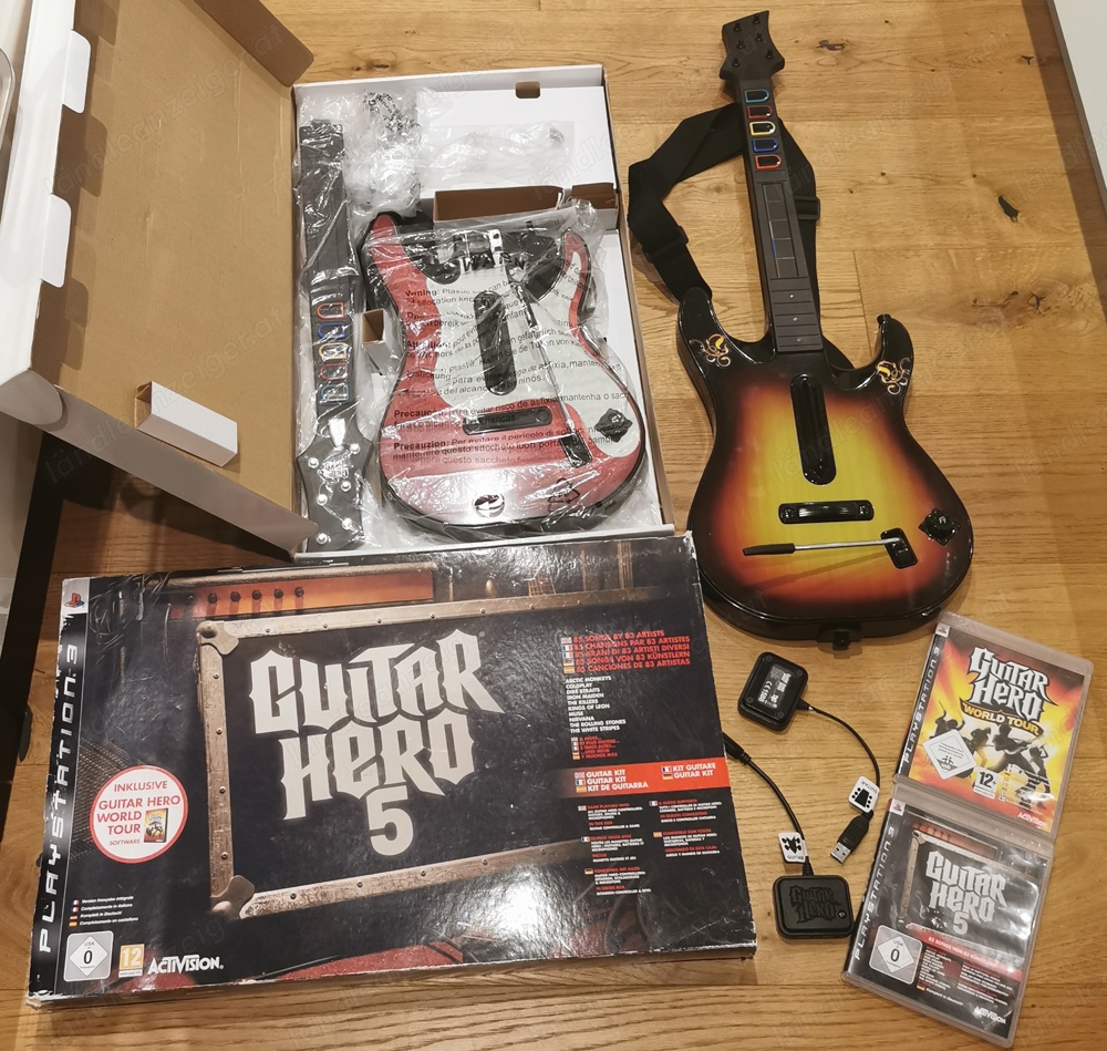 Guitar Hero 2 Gitarren und 2 Spiele 