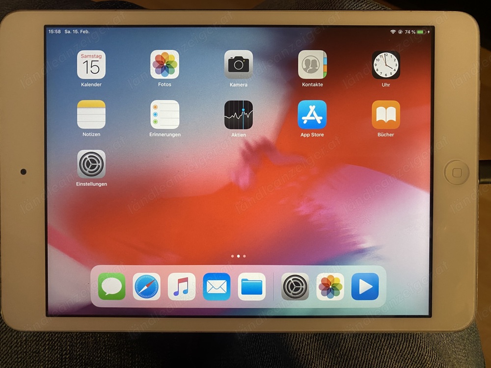 iPad Mini 2 in weiß mit 64GB