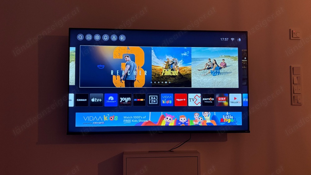 Fernseher SmartTV 4K UHD 55 Zoll