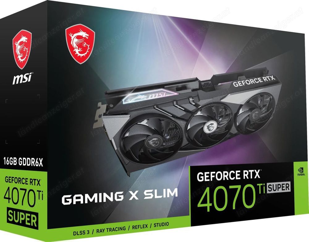 RTX 4070Ti Super 16G (MSI Gaming x Slim)