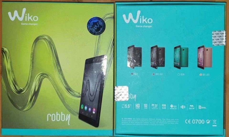 2 Smartphone offen für alle Netze: 1x Wiko View Prime + 1x Wiko Robby NEUWARE