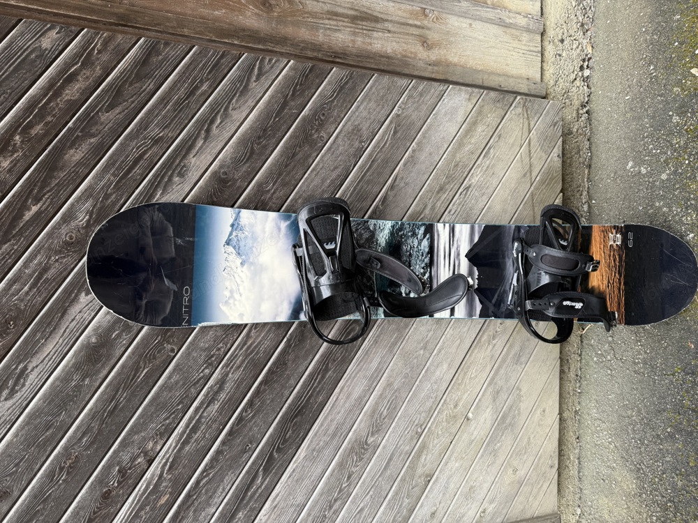 Snowboard Nitro mit Bindung - 162