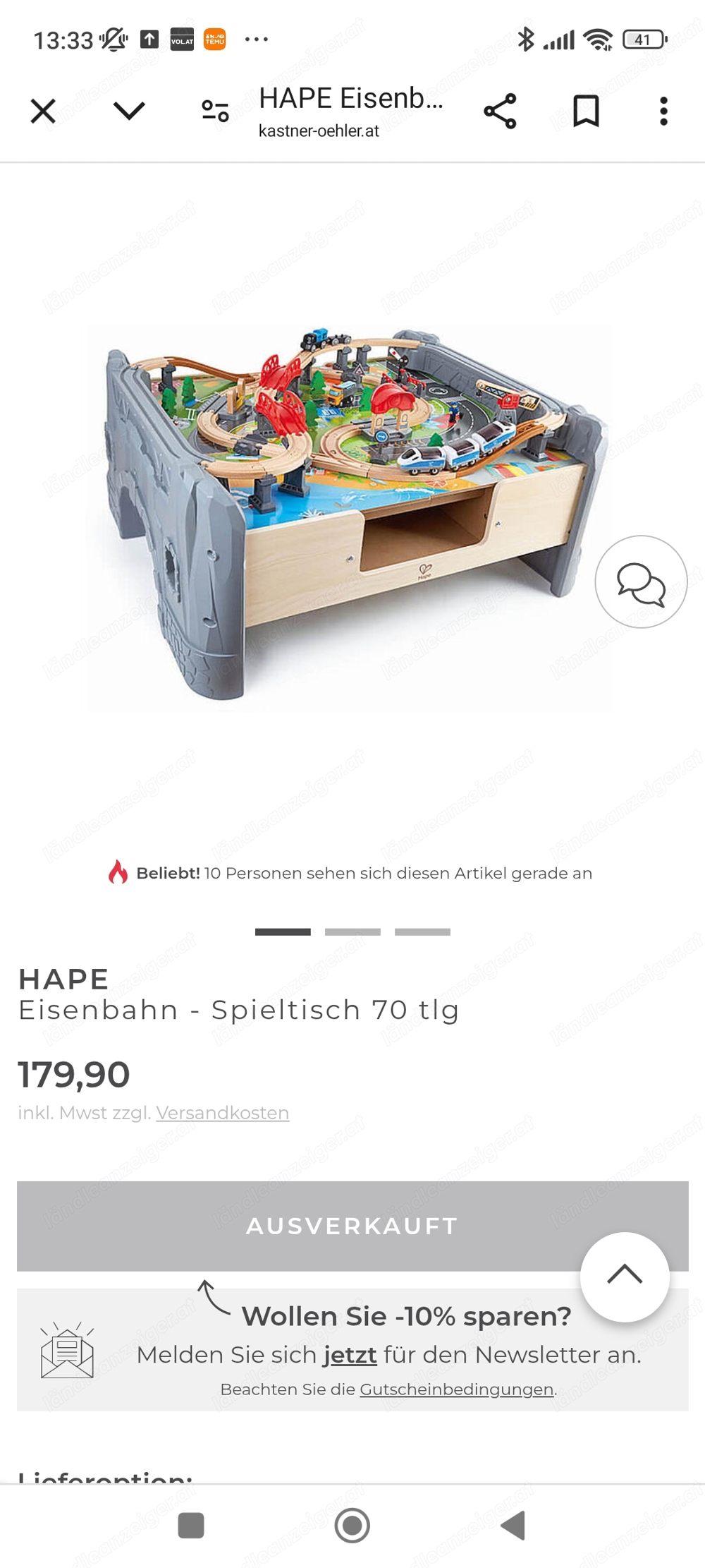 Eisenbahntisch HAPE 