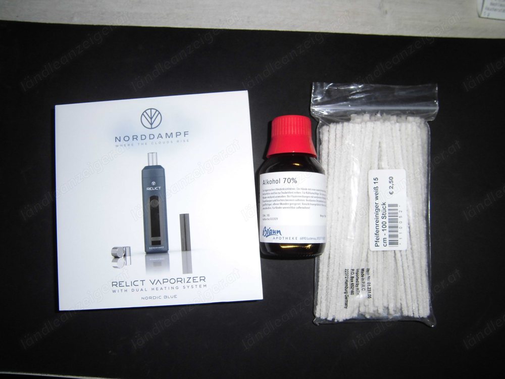 Norddampf Relict Vaporizer Blau in Originalverpackung