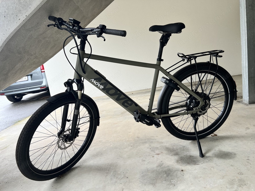 LUXUS E-Bike, E-Fly UP GT Men M, Moosgrau NEU!