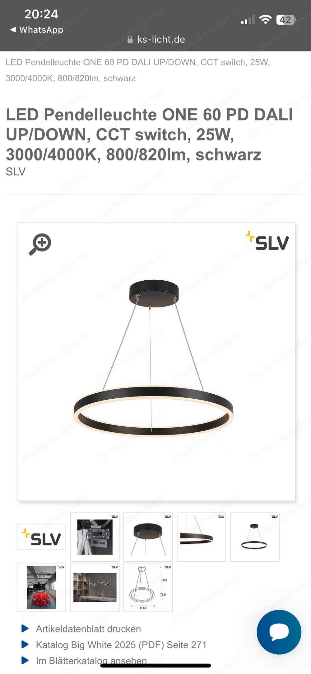 LED Pendelleuchte SLV