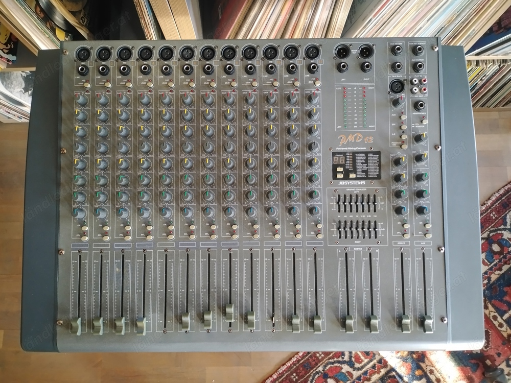 Powermixer Mischpult Effekte PMD 12 JBSystems 