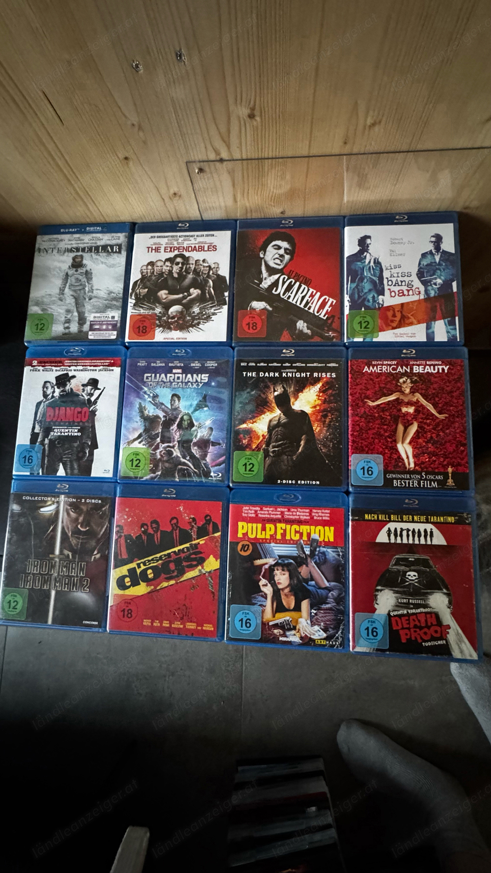 verschiedene Blu-ray DVDs. 