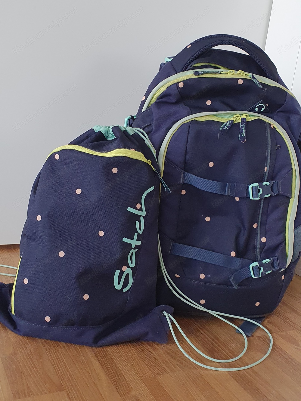 Schulrucksack und Turnbeutel von Satch