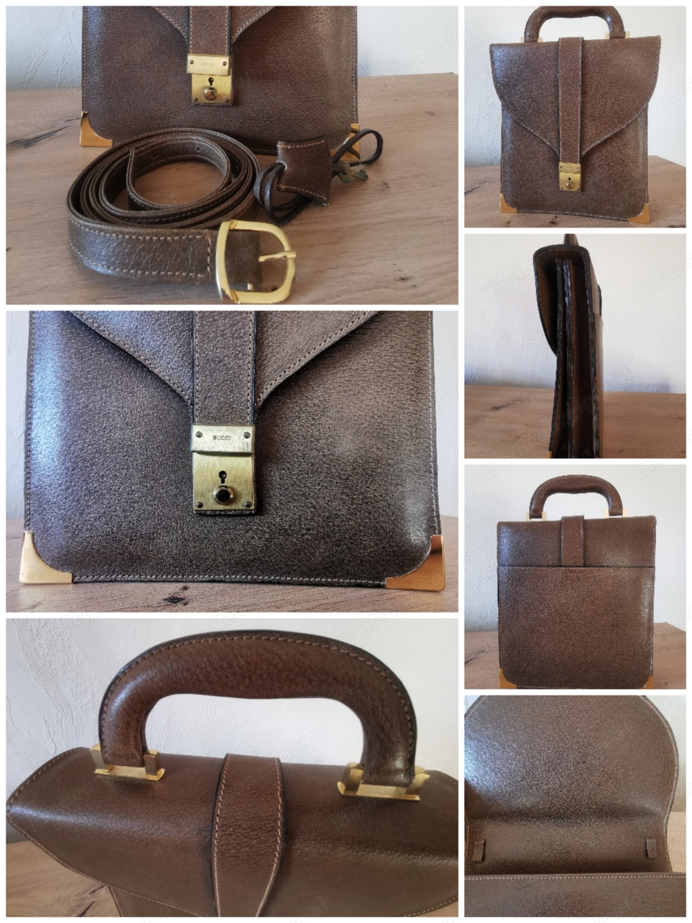 Vintage 60er  70er vintage GUCCI unisex Tasche aus der Zeit 