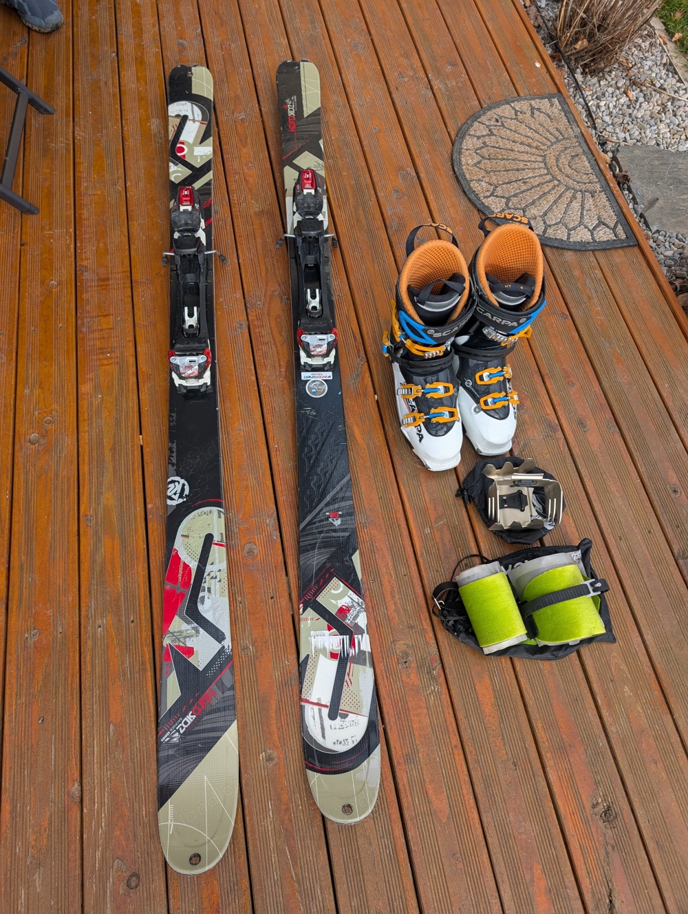 K2 Tourenski Set mit Schuhen