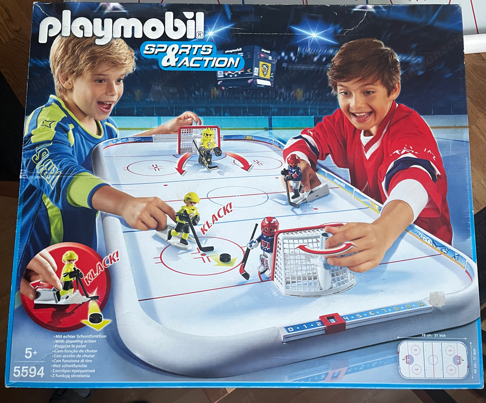 Playmobil Eishockey inkl. Eisputzmaschine 