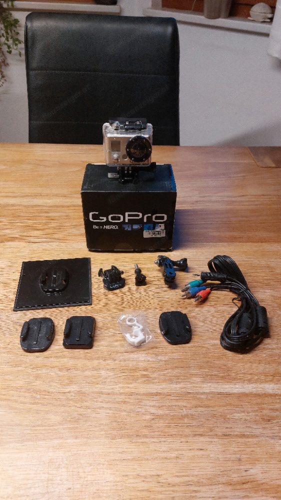 Gopro Hero 1 + Helmmontage Kit