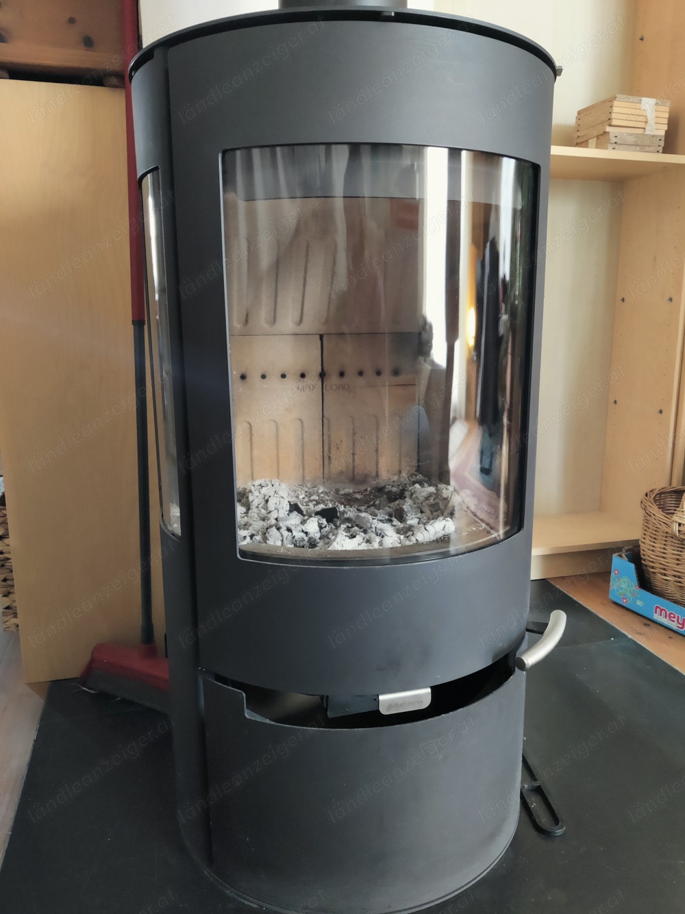 Kaminofen Aduro 9 Air Stahl schwarz 6 kW mit Schublade