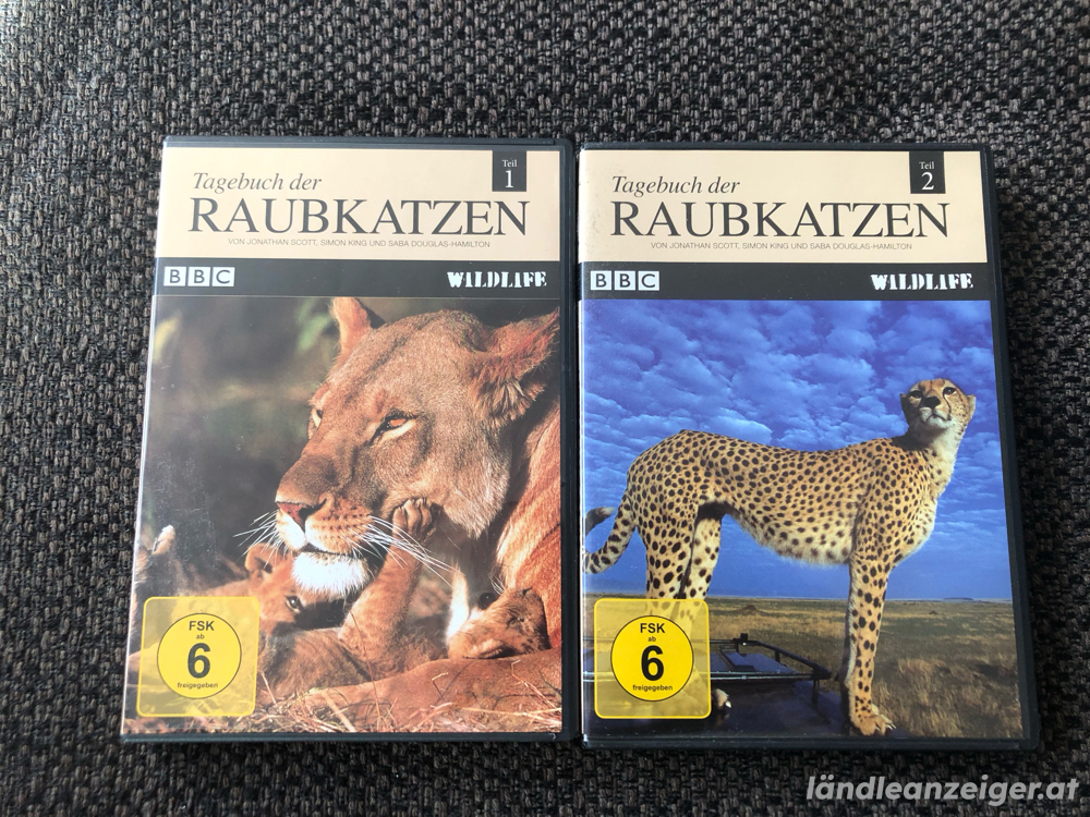 2 DVDs: Tagebuch der Raubkatzen