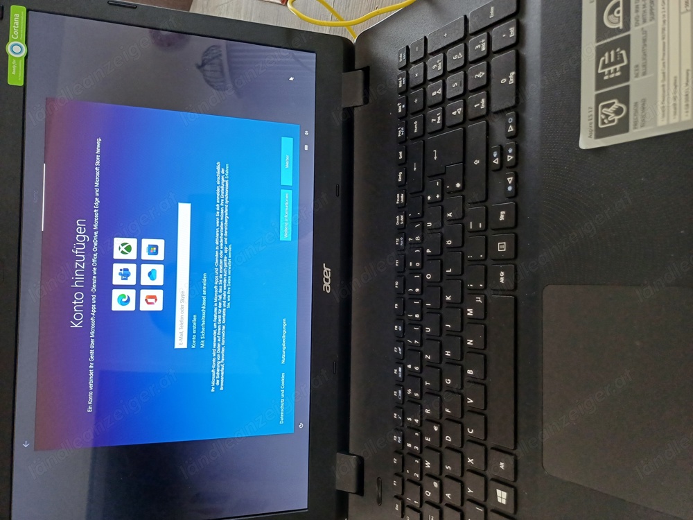 Laptop Acer 17 Zoll