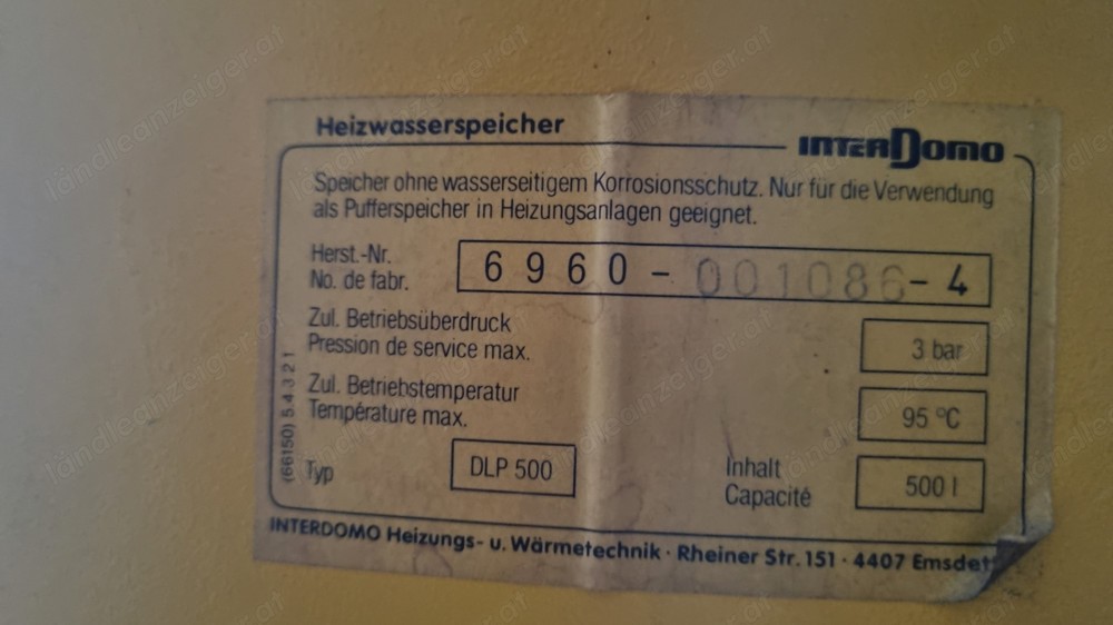 Warmwasserspeicher Warmwasserspeicher