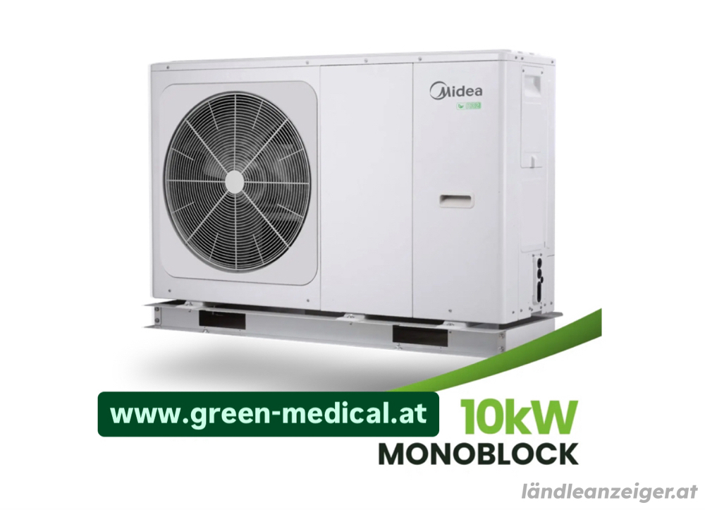 Frühjahrsaktion Midea Wärmepumpe 10 kW Monoblock MHC-V10W D2N8-BER90