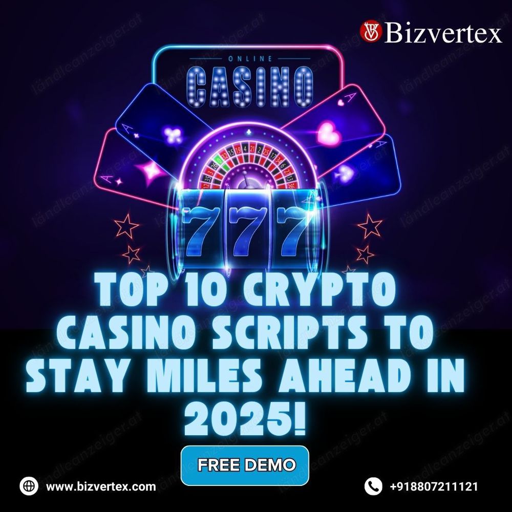 Top 10 Crypto Casino Scripts to Stay Miles Ahead in 2025