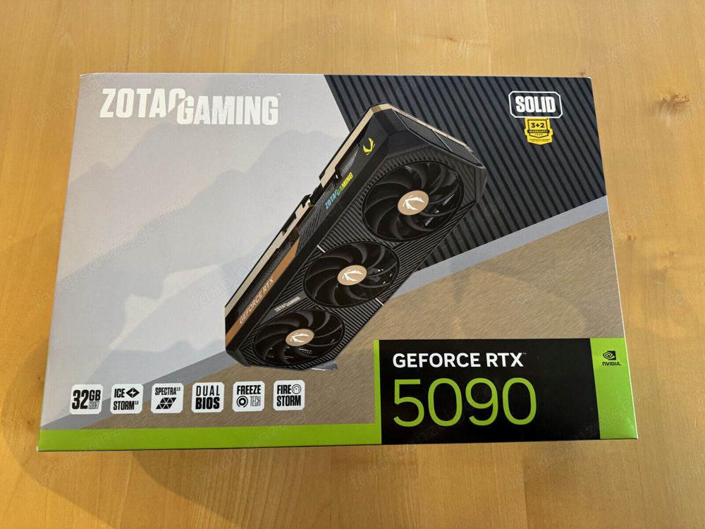 NVIDIA GeForce RTX 5090 - Zotac Gaming RTX 5090 SOLID - 32 GB GDDR7