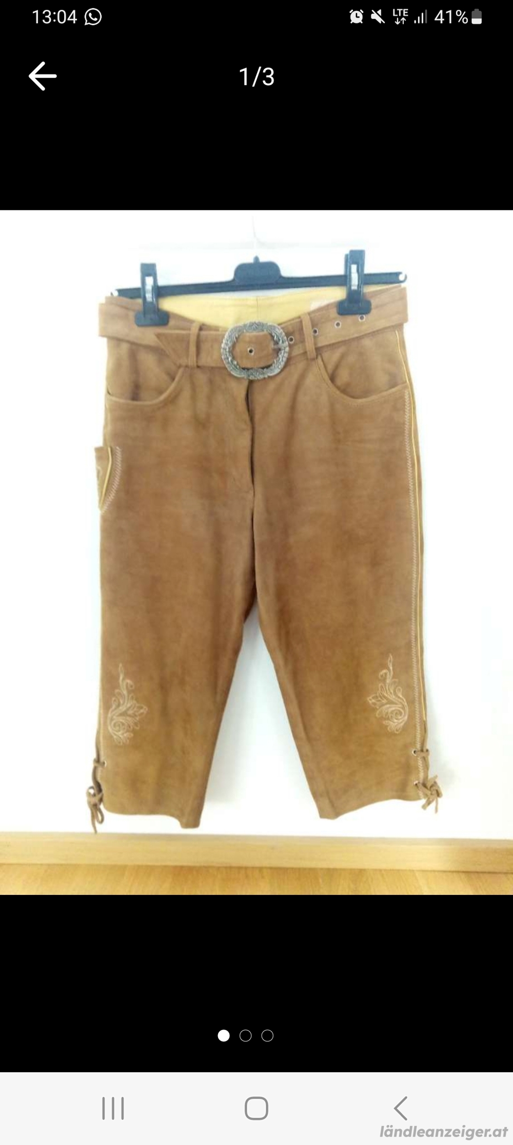 Tolle weiche Lederhose Tolle weiche Lederhose