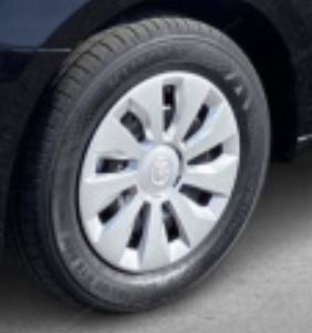 4Stk. Sommerreifen 15" auf Stahlfelgen mit Deckel  für Skoda Fabia IV  !! NEU !!