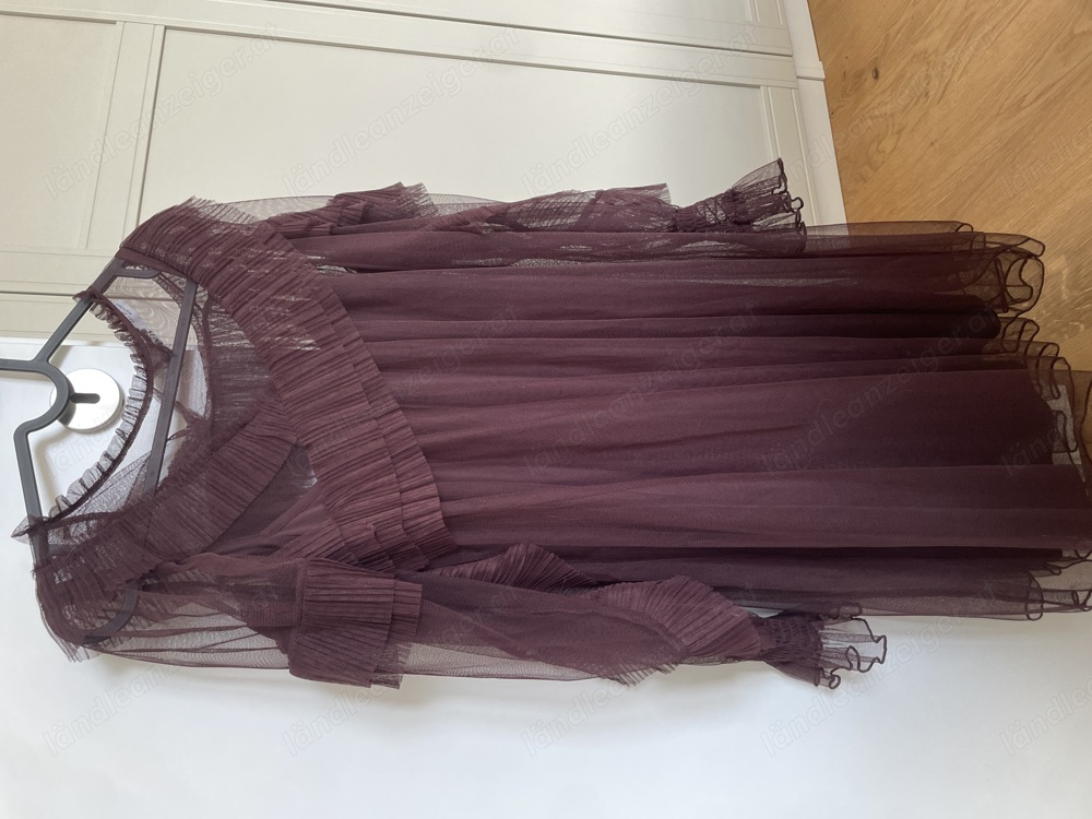 Tüllkleid von Zara im Violett 