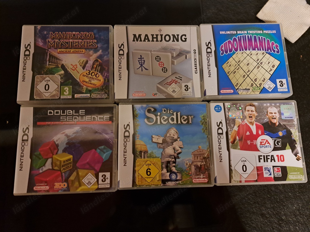 Verschiedene Nintendo DS Spiele 