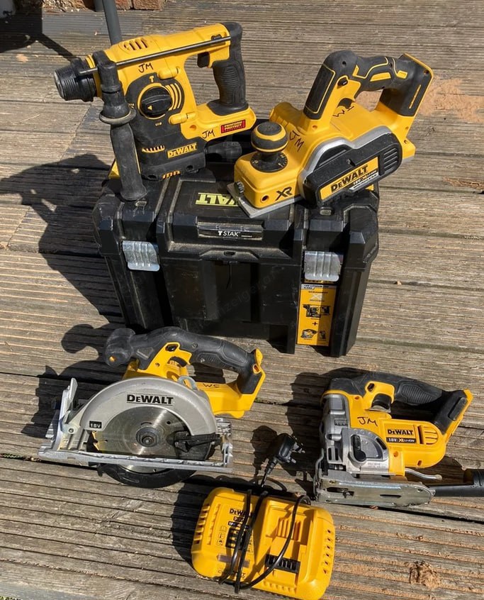 DeWalt 18V Kombi-Set   Bohrer   Säge   Hobel