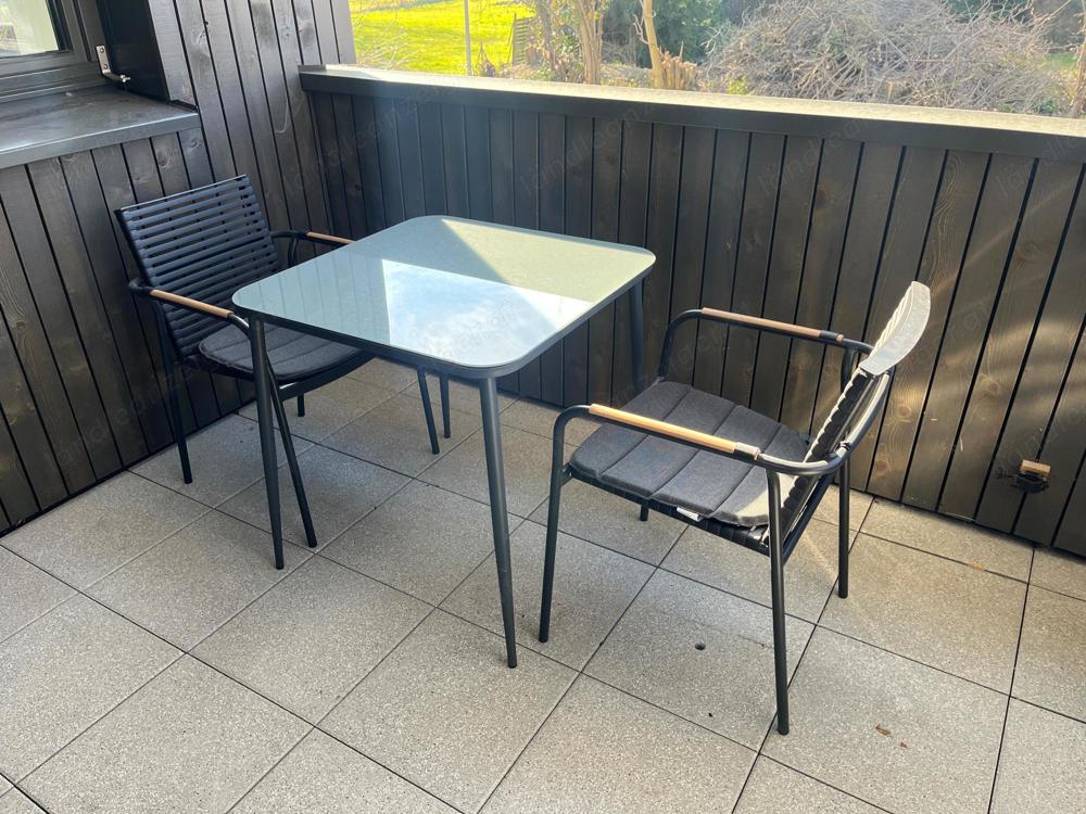 Garten Balkon-Tisch mit 2 Stühlen