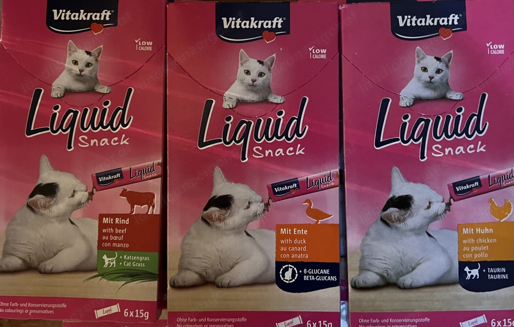 Katzen Liquid Snack Vitakraft 