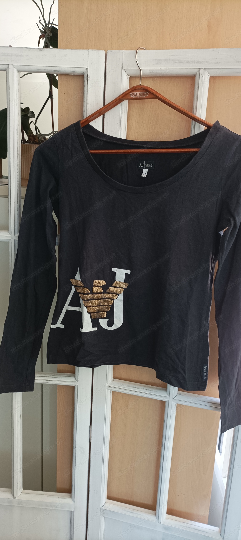 Armani Jeans, langarm T-Shirt, Gr.38