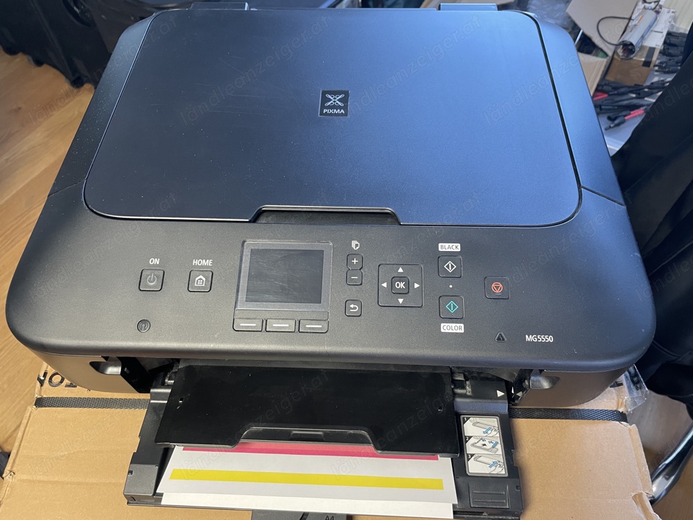 Canon MG5550 Drucker (verwendet günstige Einzelfarben 550 551) mit Scanner