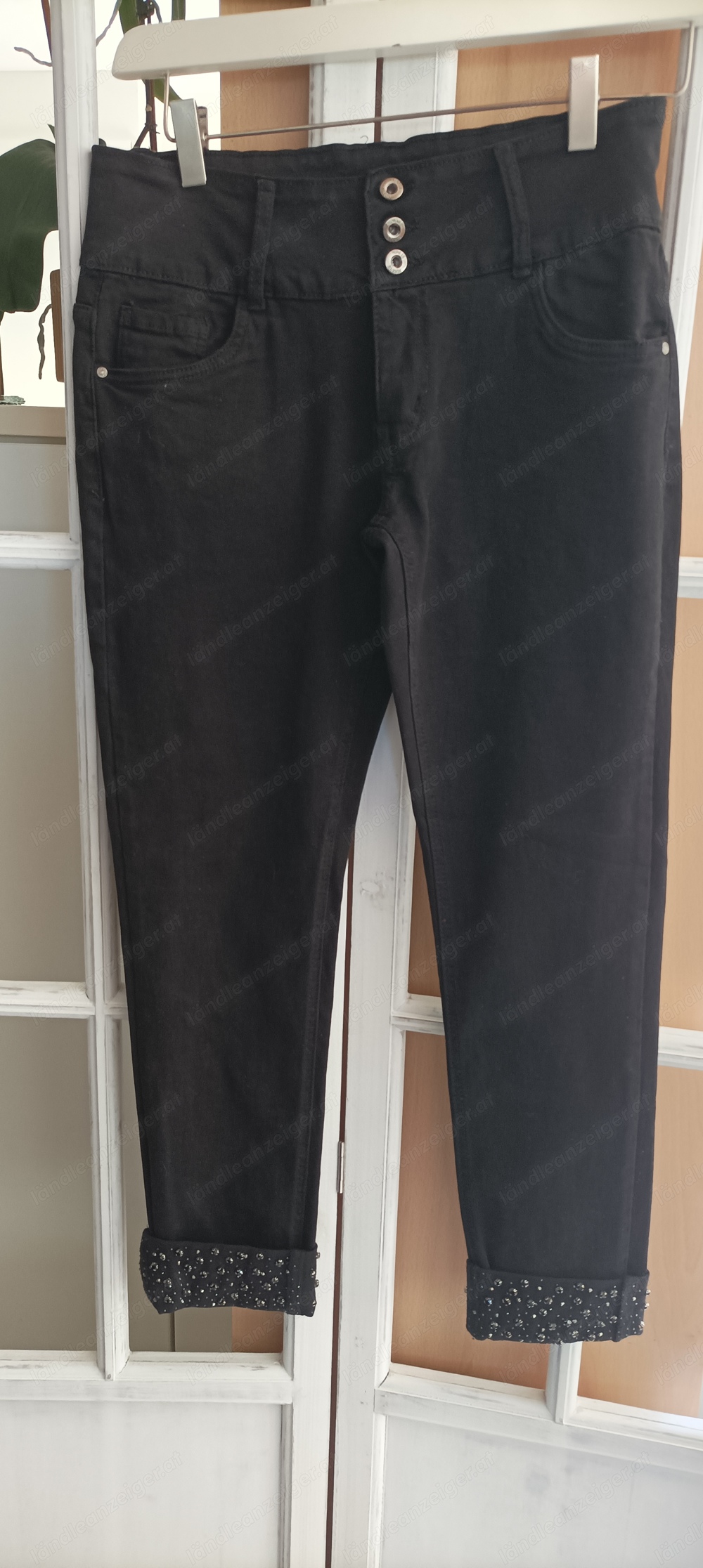 NUNA LIE, Damen Stretch Jeans, mit Strass NUNA LIE, Damen Stretch Jeans, mit Strass
