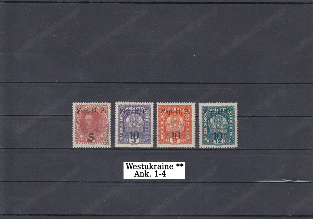 Briefmarkensammlung Westukraine fast Komplett Postfrisch Ungebraucht.