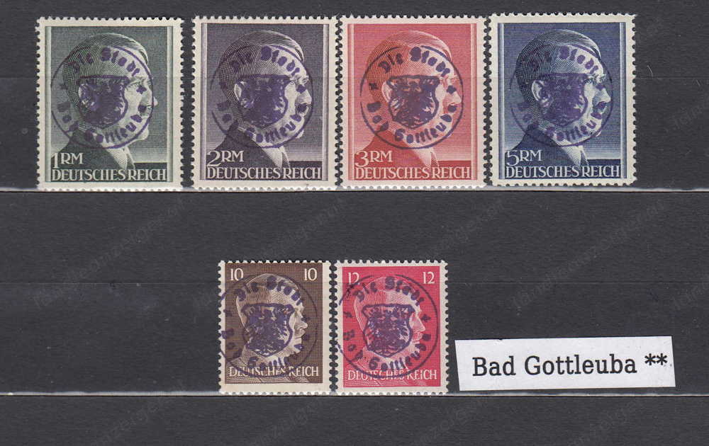 Sammlung Deutschland 1945 Postfrisch 4 6 Werte 1-5 RM 10 12 Pfg. StTdr. ab 25.- 