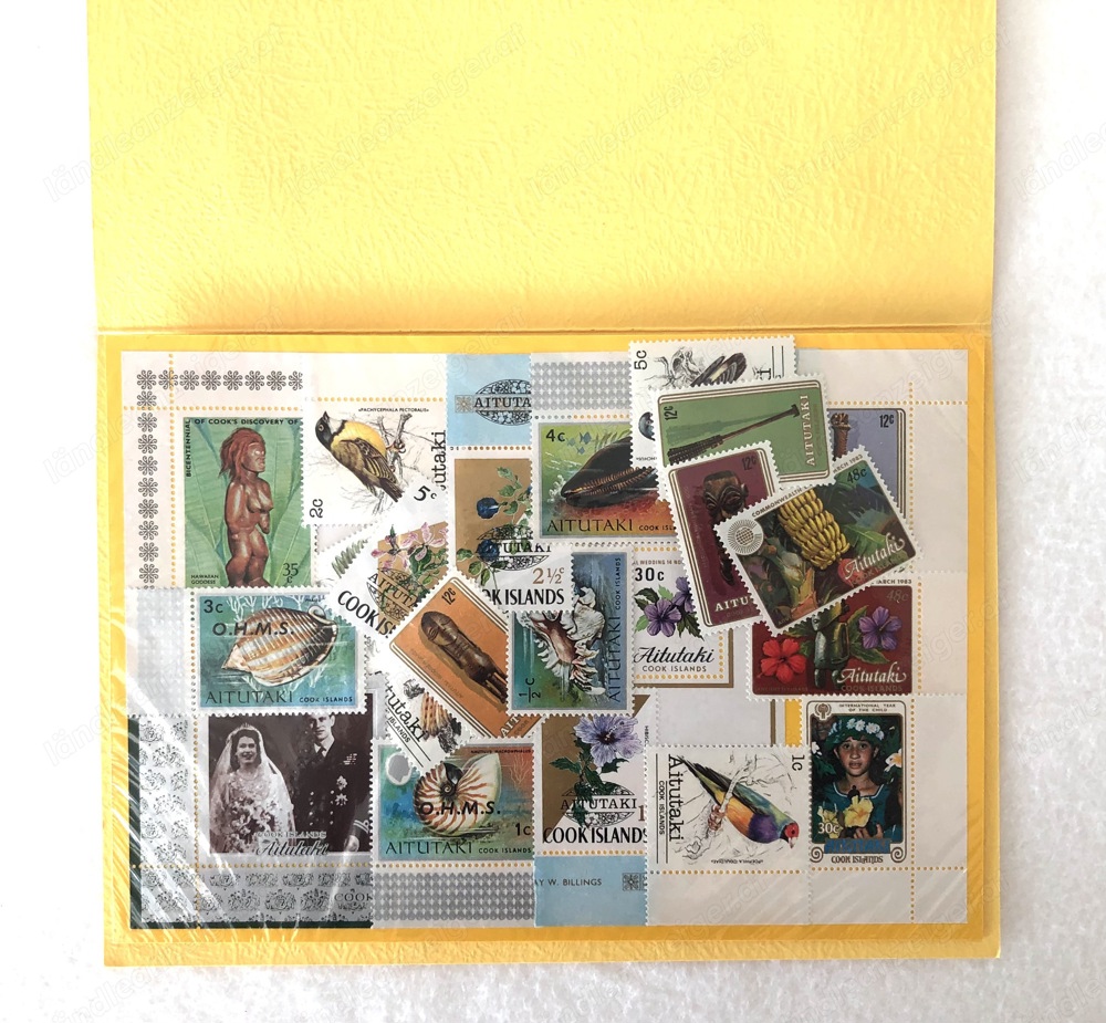 Briefmarken Set aus den Cook Islands 