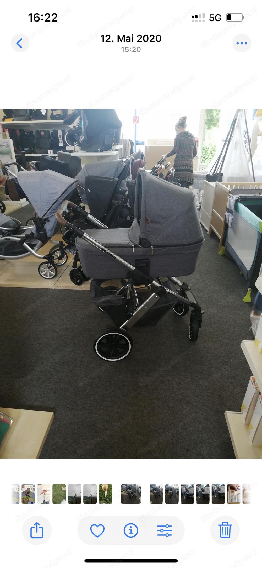 Kinderwagen mit Zubehör 