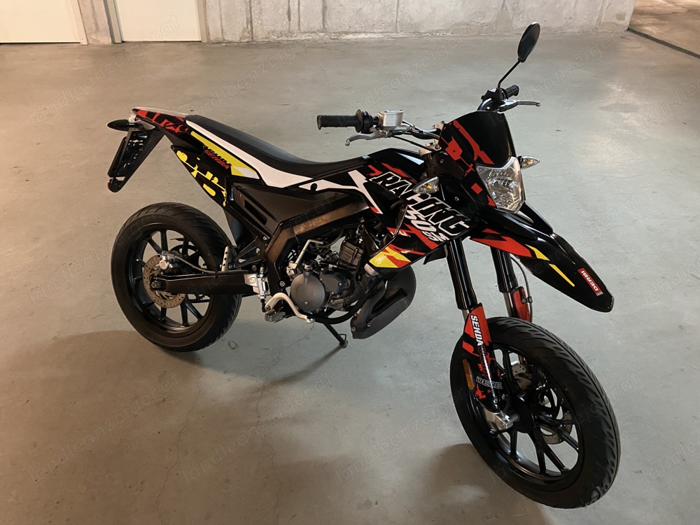 Derbi Racing Senda Supermoto X-treme DRD - 1. Besitz, Bj. 04 2019, nur 6.174 km,  Supermoto