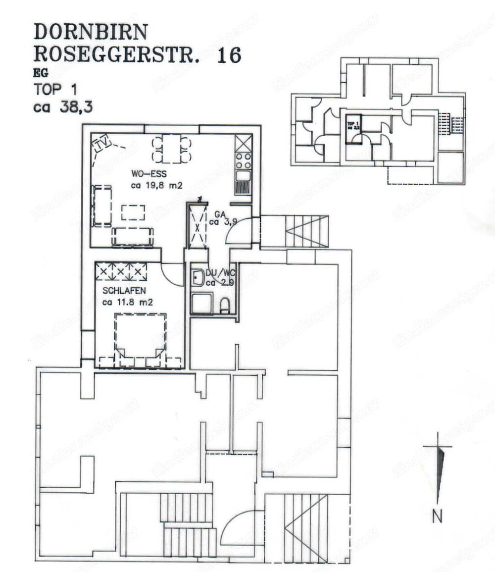 2 Zimmerwohung Dornbirn