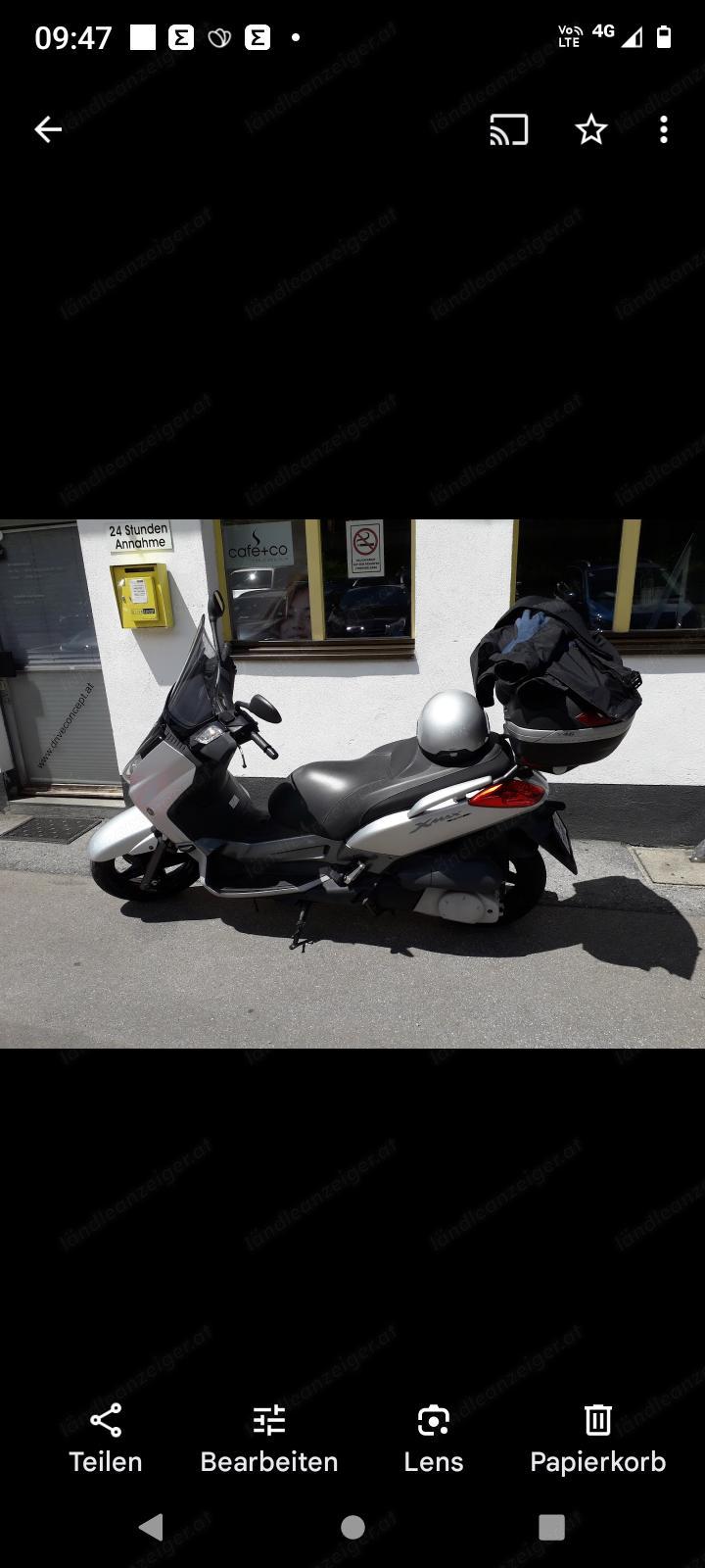  !!250  Yamaha Roller mit gültigem  Pickerl bis August +4 M Überz. .