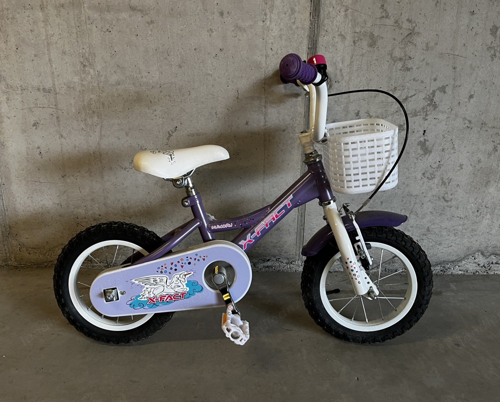 Neuwertiges Kinderfahrrad zu verkaufen - 12" X-FACT - UNICORN Girl