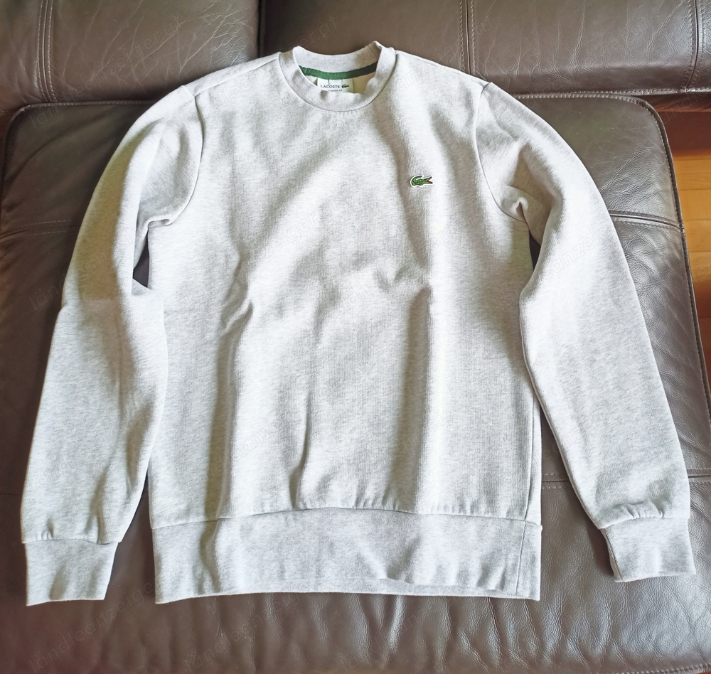 graues Lacoste Sweatshirts (argent chine)