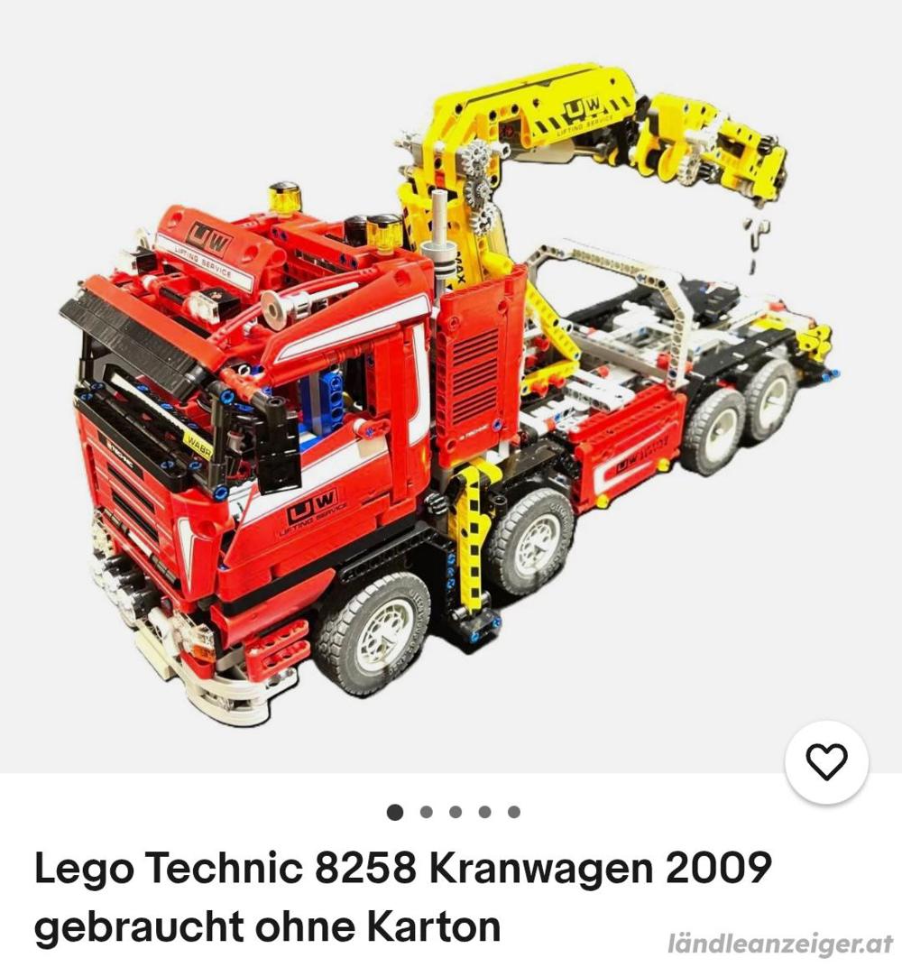 lego LKW Kran 8258