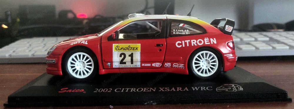 Saico 1:32 Citroen Xsara WRC Rallye Monte Carlo 2002 Loeb - Elena