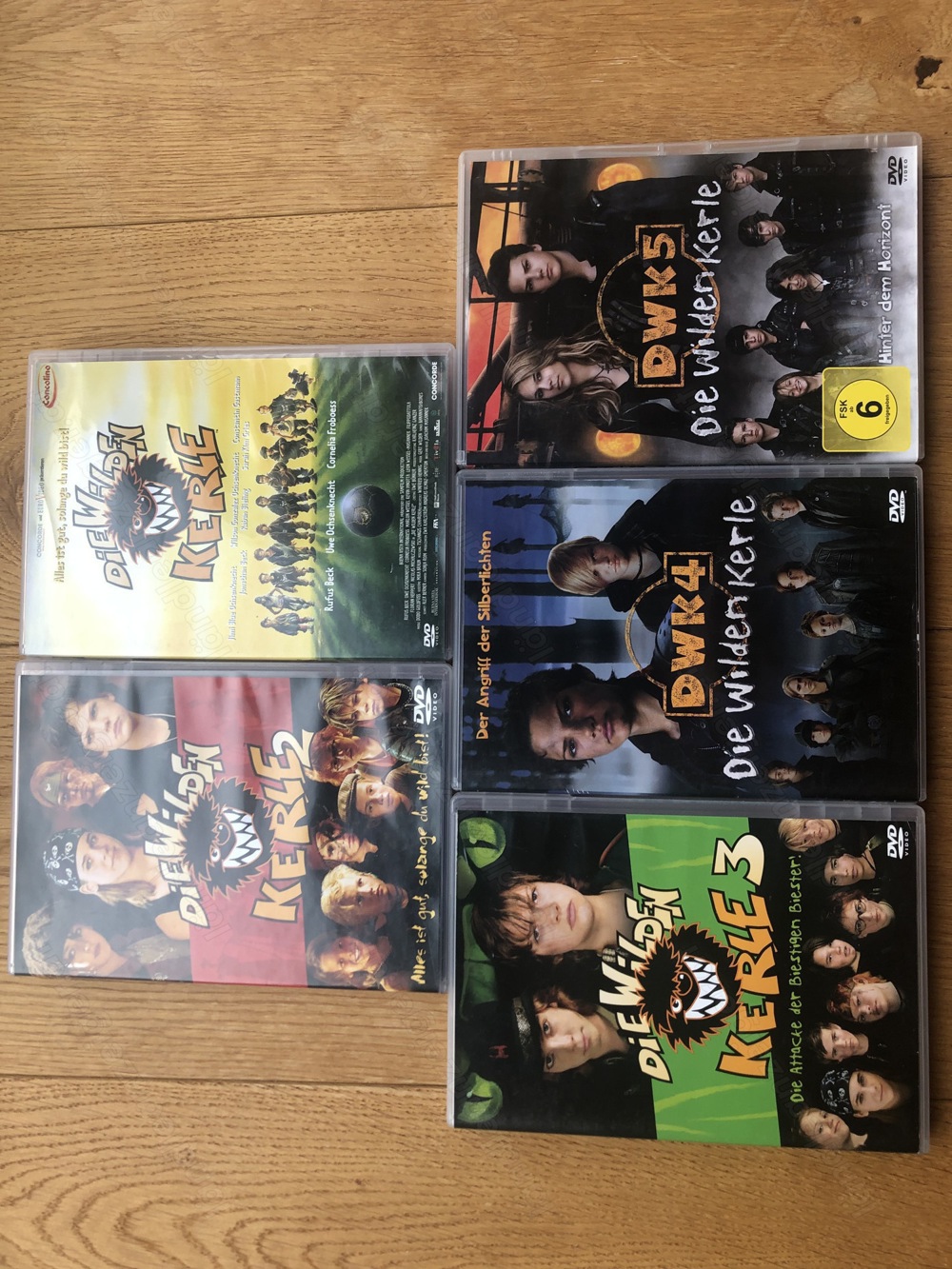 Dvds Die Wilden Kerle 1 bis 5