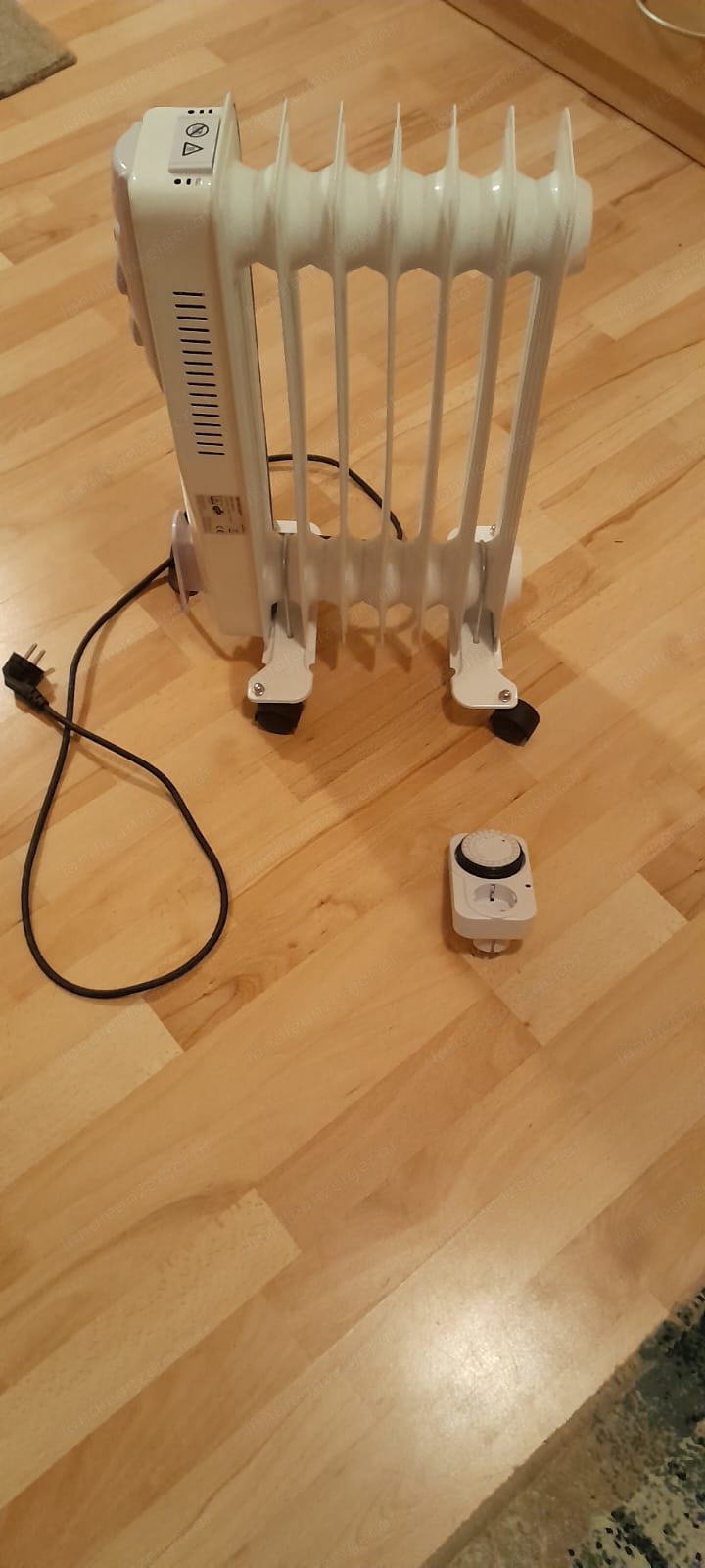 Ölradiator mit Timer-Stecker