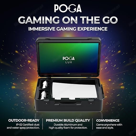 POGA LUX Gaming-Gehäuse (kompatibel mit PlayStation 5),