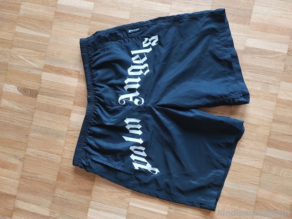 Palm Angels Badehose Schwarz Orginal